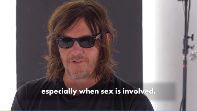 Here's what Norman Reedus thinks of your erotic Walking Dead fan fiction