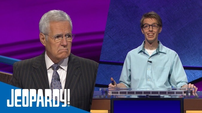 Alex Trebek basically shoved a bunch of nerds in lockers on last night’s Jeopardy! 