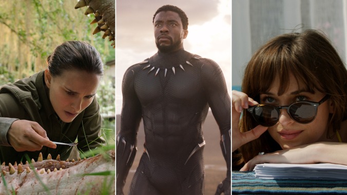 Black Panther takes on Christian Grey, plus 17 other movies coming this February