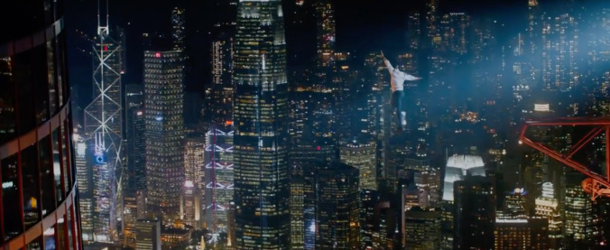 Dwayne Johnson gets his own high-flying Die Hard in the Skyscraper Super Bowl trailer