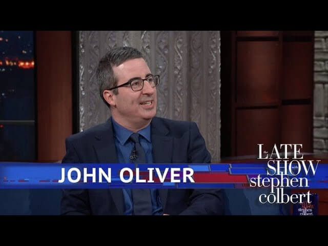 John Oliver joins old pal Stephen Colbert in urging Donald Trump to testify under oath like a big boy