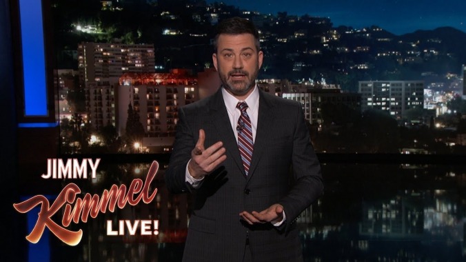 An emotional Jimmy Kimmel responds to another mass shooting, telling the GOP, “You’ve done worse than nothing”