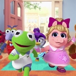 Hey, it's the theme song for the new Muppet Babies, complete with Hamilton's Renée Elise Goldsberry