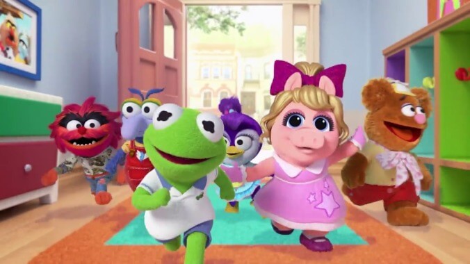 Hey, it's the theme song for the new Muppet Babies, complete with Hamilton's Renée Elise Goldsberry