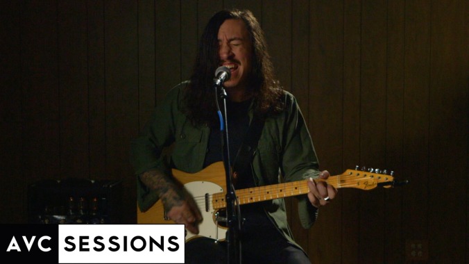 Noah Gundersen wraps up his session with an emotional performance of “The Sound”