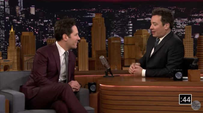 Jimmy Fallon does full Tonight Show in 5 minutes, still manages to fit Paul Rudd in