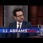 J.J. Abrams won't give Stephen Colbert's audience Star Wars spoilers, takes them to Broadway to apologize