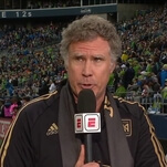 Will Ferrell resurrected Ron Burgundy to call a soccer match