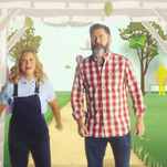 Amy Poehler and Nick Offerman are very cute in the trailer for their new crafting competition show