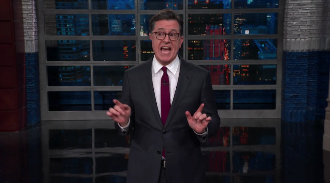 Stephen Colbert commemorates the end of the humiliating Rex Tillerson saga