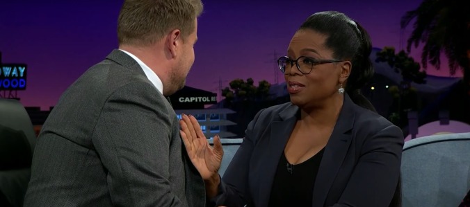 Watch Oprah make a grown man cry, simply for her own amusement