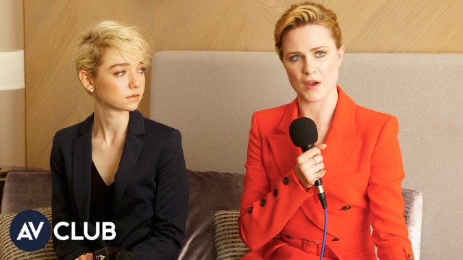 Evan Rachel Wood and Julia Sarah Stone hope their new film can help victims in abusive relationships