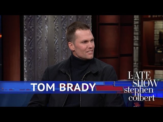 On The Late Show, Stephen Colbert tempts Tom Brady with strawberries, lotion, and a forbidden beer 
