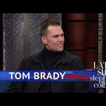 On The Late Show, Stephen Colbert tempts Tom Brady with strawberries, lotion, and a forbidden beer 