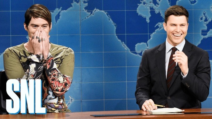 Bill Hader brings Stefon back to Saturday Night Live, even without husband Seth Meyers 