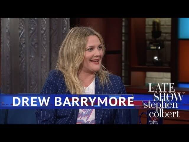 On The Late Show, Hollywood vet Drew Barrymore urges women to earn the moment 