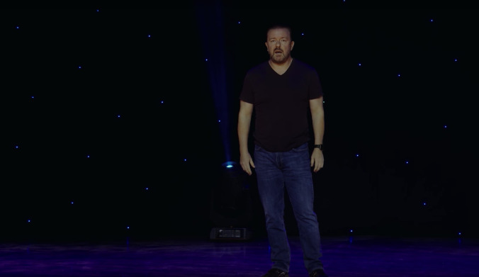 Ricky Gervais admits he's better than Jesus in the trailer for his new Netflix special