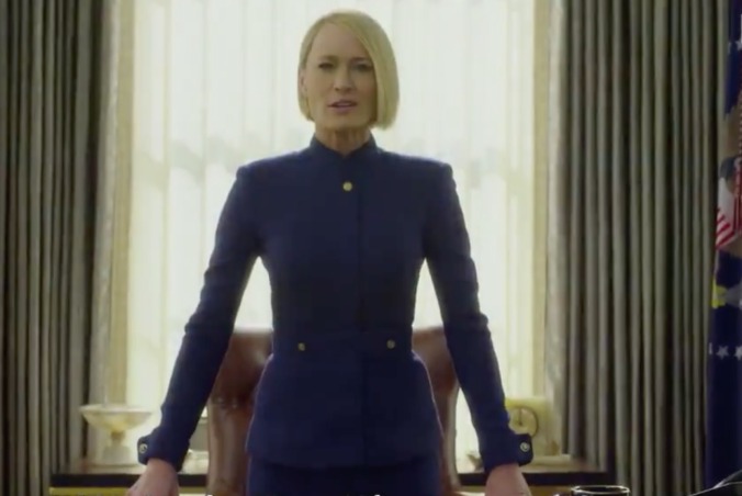 Robin Wright takes office in 1st teaser for House Of Cards' final season