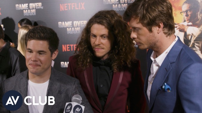 The Workaholics trio warn anyone from watching their new film on a date