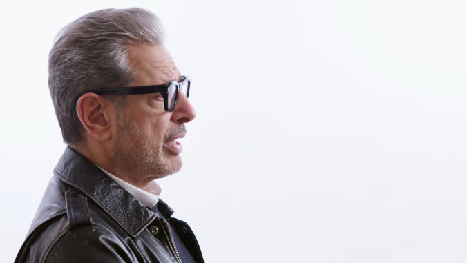 Watch Jeff Goldblum talk about Jeff Goldblum's career