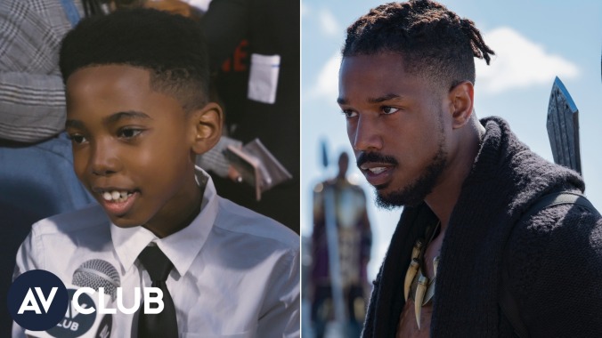 Black Panther’s Seth Carr tells all his friends about hanging out with Michael B. Jordan