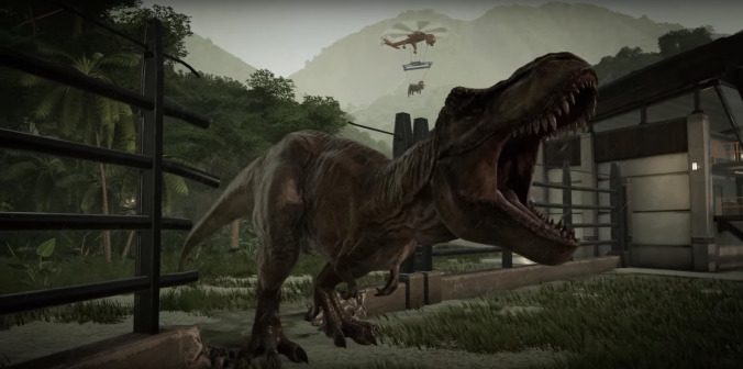 Not even the trailer for Jurassic World Evolution can build a dinosaur park that doesn't fail