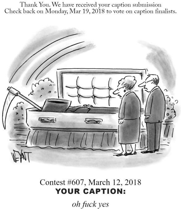 The New Yorker cartoon caption contest was meant to be broken