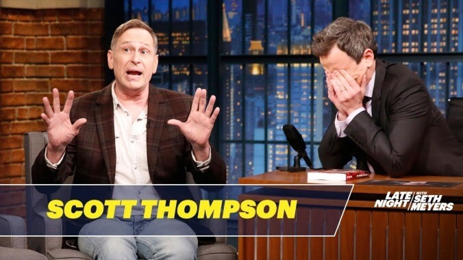 On Late Night, Scott Thompson talks Buddy Cole's return and crushing on Seth Meyers