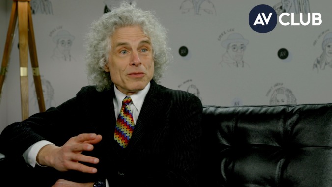 Renowned psychologist Steven Pinker is here to convince you not everything is going to shit