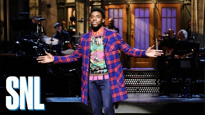 Chadwick Boseman rules over a solid Saturday Night Live