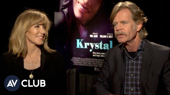 William H. Macy and Felicity Huffman on falling in love at first sight and their new film, Krystal