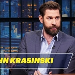 People can’t shut up about A Quiet Place—even Seth Meyers, when he should be interviewing John Krasinski