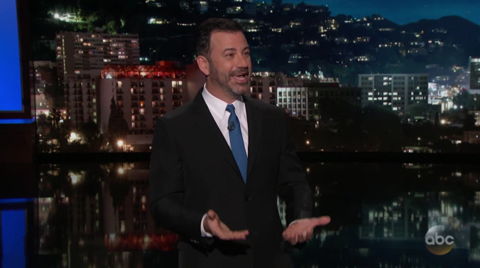 Jimmy Kimmel's back to shitting on Sean Hannity