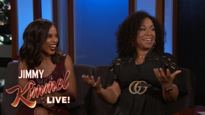 The cast of Scandal says goodbye on Jimmy Kimmel Live! and kills [redacted] one more time