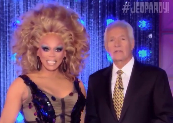 The glorious RuPaul-Jeopardy! crossover has begun