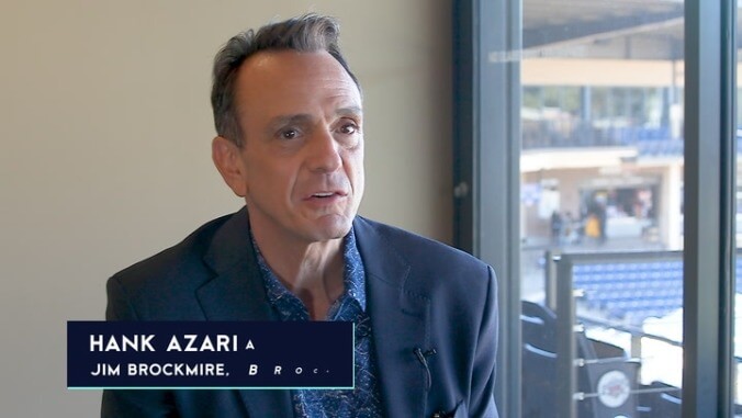 Hank Azaria says making this season of Brockmire was more challenging than the first