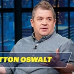 On Late Night, Patton Oswalt talks about the capture of his late wife’s nemesis, the Golden State Killer