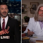 Mike Myers stops by Kimmel to help Jimmy talk to Trump's weirdo former doctor