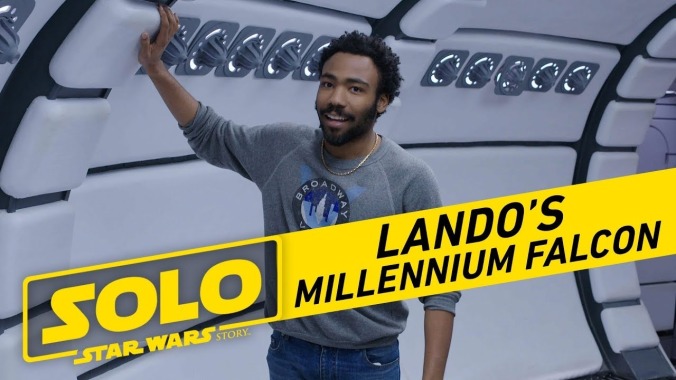 Let Donald Glover walk you through his mint condition Millennium Falcon