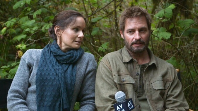 Josh Holloway and Sarah Wayne Callies dissect why fictional dystopias are so big right now