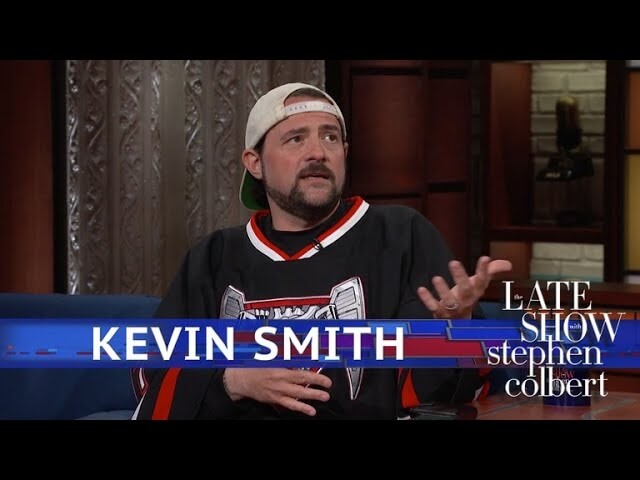 Kevin Smith engagingly overshares about his recent heart attack on The Late Show