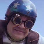 Patton Oswalt is a human "Cannonball" in a video exclusive from singer-songwriter Coby Brown