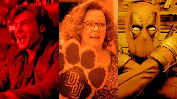 Han Solo, Deadpool, and Melissa McCarthy dominate the May movie calendar