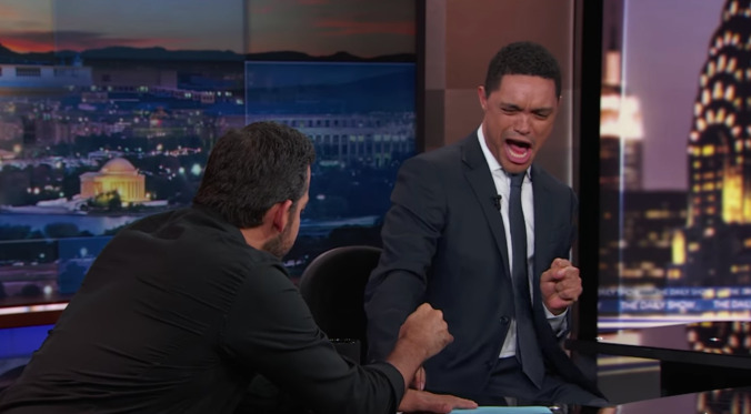 David Blaine does some disgusting magic for Trevor Noah on The Daily Show