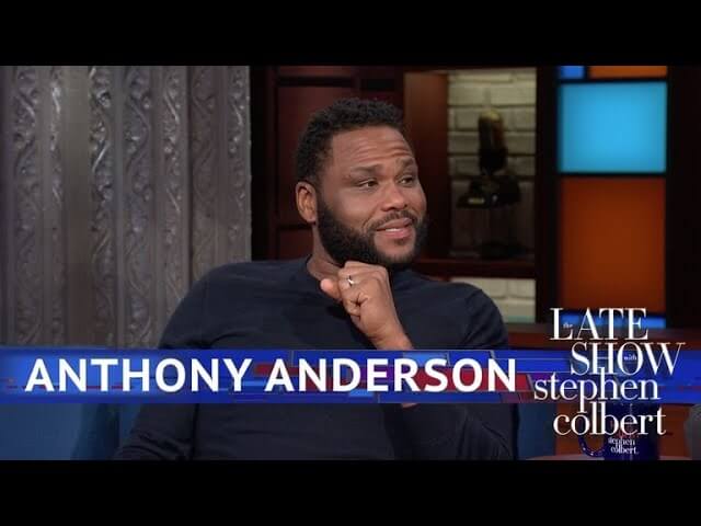 On The Late Show, Anthony Anderson talks Dre and Bow's odds and getting shafted at the Kentucky Derby