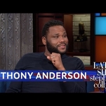On The Late Show, Anthony Anderson talks Dre and Bow's odds and getting shafted at the Kentucky Derby