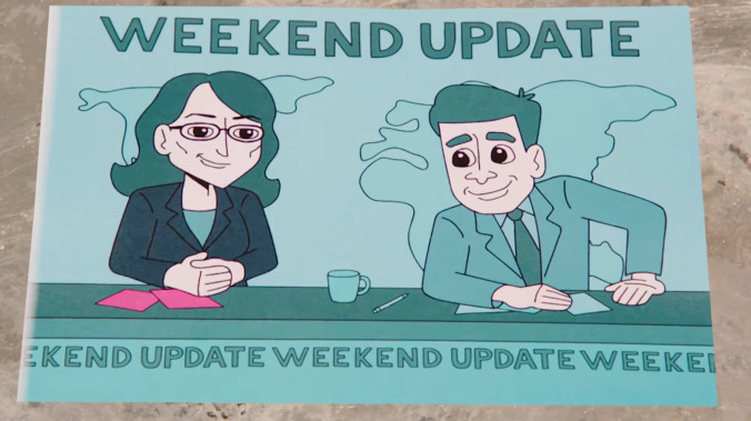 Tina Fey hypes her SNL stint with an animated history of Tina Fey