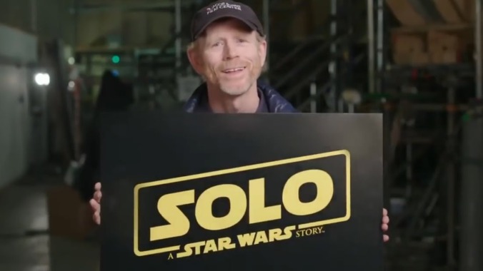 Here's why Ron Howard gets sole directorial credit for Solo