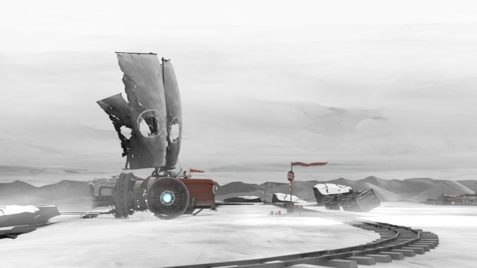 Rolling through a more
artful post-apocalypse in Far: Lone Sails