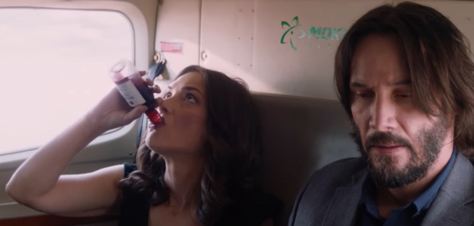 Keanu Reeves and Winona Ryder are drunk and miserable in the Destination Wedding trailer